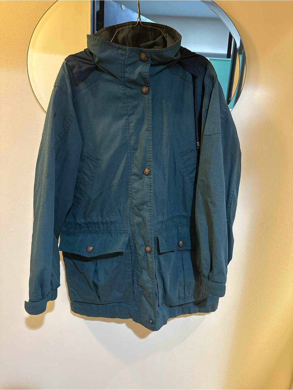 Vintage Pacific Trail Outdoor Jacket Hooded Plaid Lined Coat Men’s Large